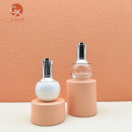 现货小灯泡精华液滴管分装化妆品包材30ml